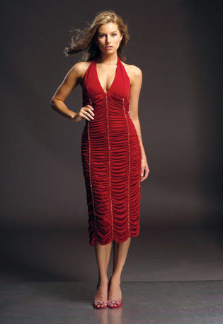 women wearing red dress (5)